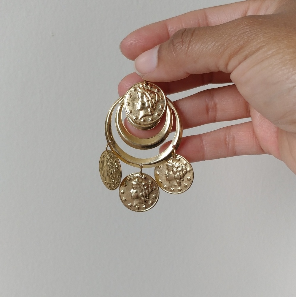 DANGLES + Vintage Coin Earrings